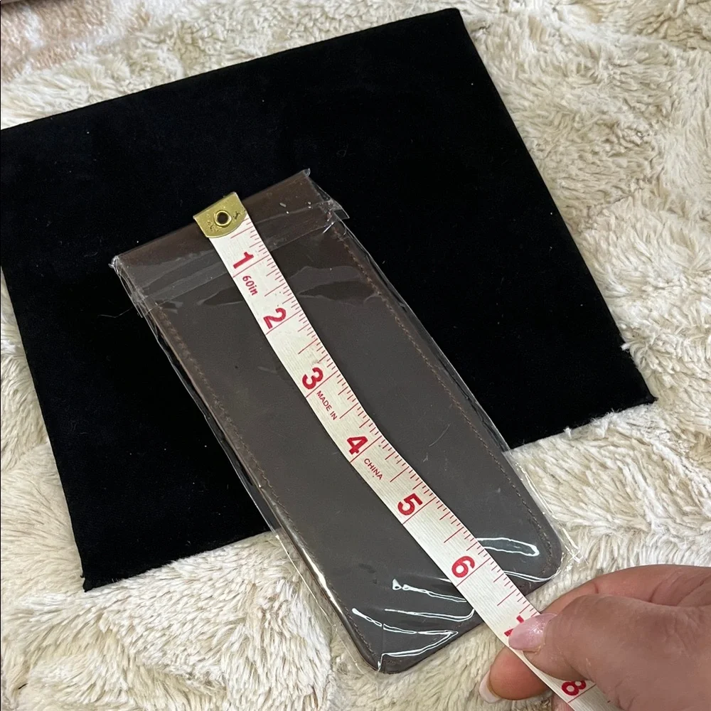 Sophisticated Dark Brown Pencil Case